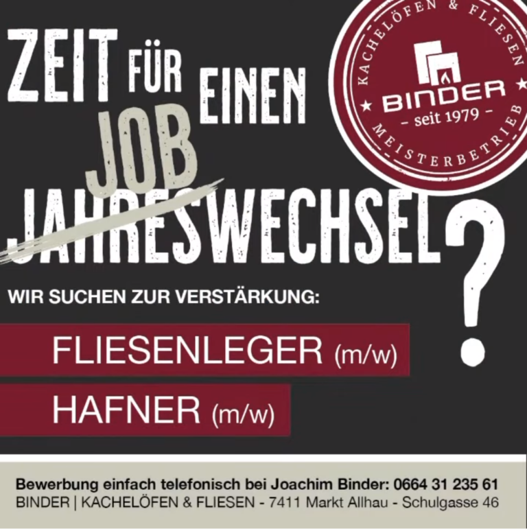 fliesenleger-hafner-ofenbauer-gesucht