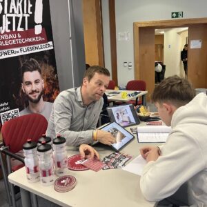 Lehrlingscasting der WKO Oberwart – Binder Feuer und Keramik stellt Lehrberufe Hafner und Fliesenleger vor